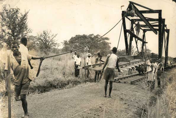 Construction of the railway line from Soroti to Lira District. The construction of the railway in the 1890s from Kenya to Uganda was hindered by several factors including hostile natives, marauding lions, rough terrain and diseases. 